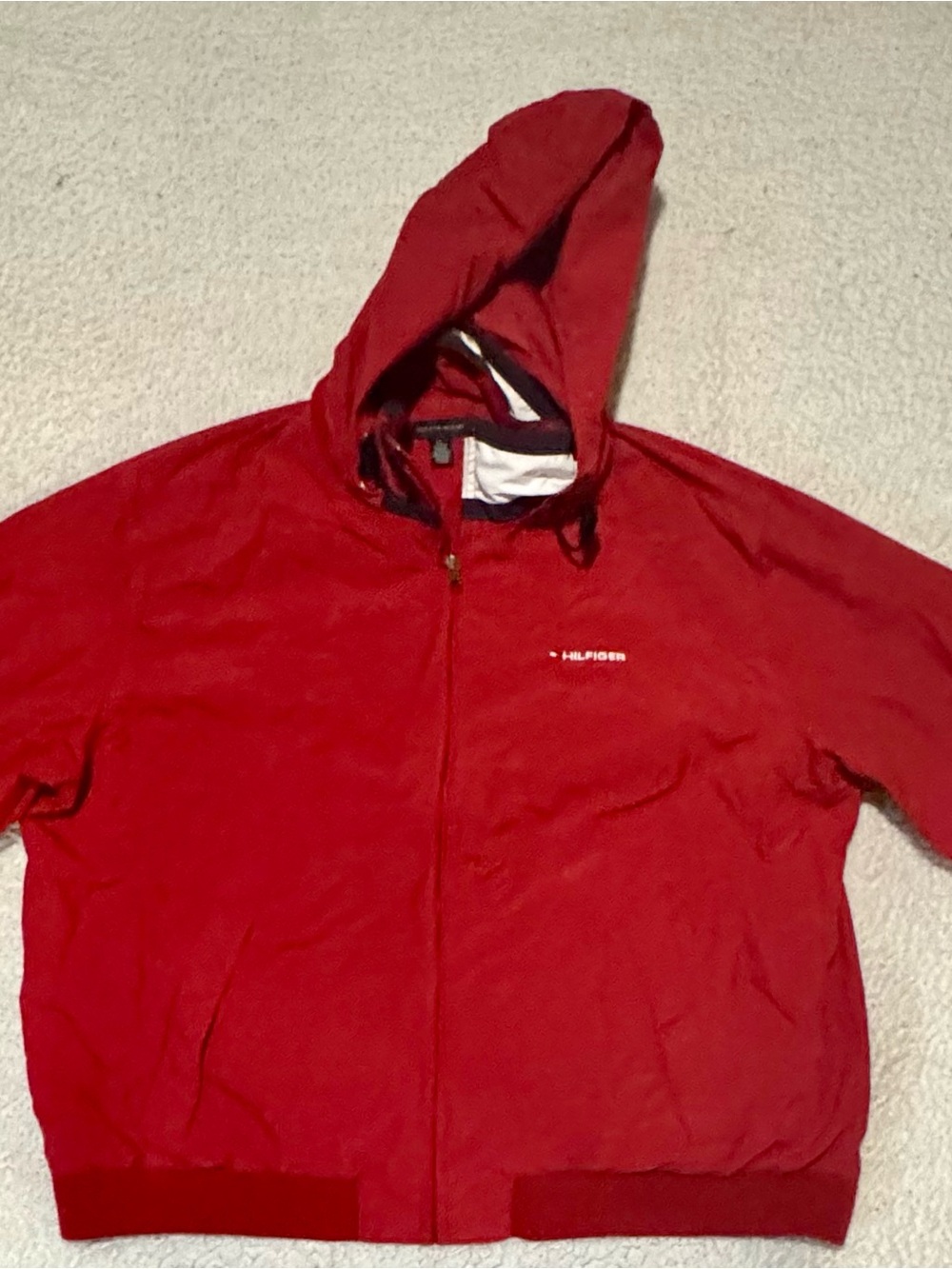 Tommy Hilfiger Lightweight Hooded Windbreaker – Full Zip